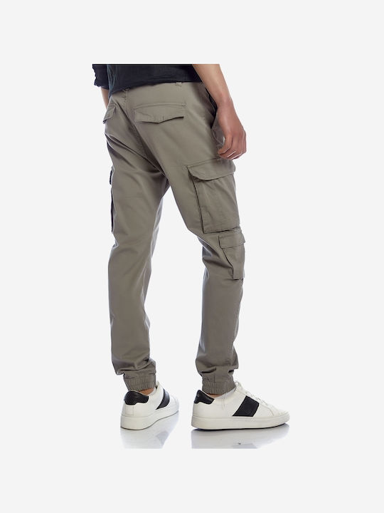 Brokers Jeans Herrenhose Cargo Elastisch Gray