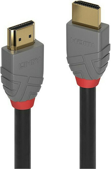 Lindy Cable HDMI male - HDMI male 2m Μαύρο