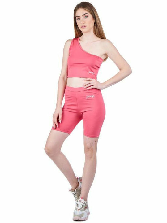 Women's Bike Legging High Waisted Pink