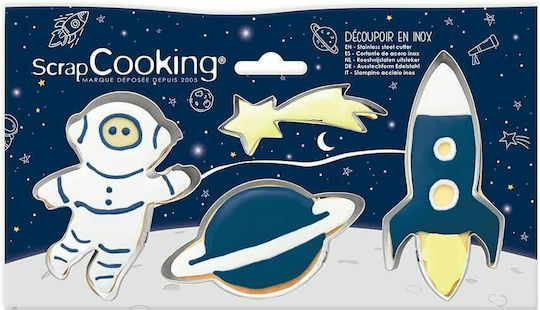 Scrap Cooking Space Κουπ Πατ Ανοξείδωτα 4τμχ
