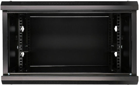 Extralink Wandmontiert Rack-Schrank 6U 60x60cm Schwarz EX.7232