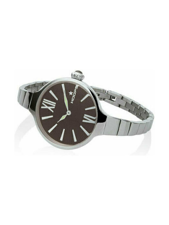 Hoops Cherie Midi Watch with Silver Metal Bracelet