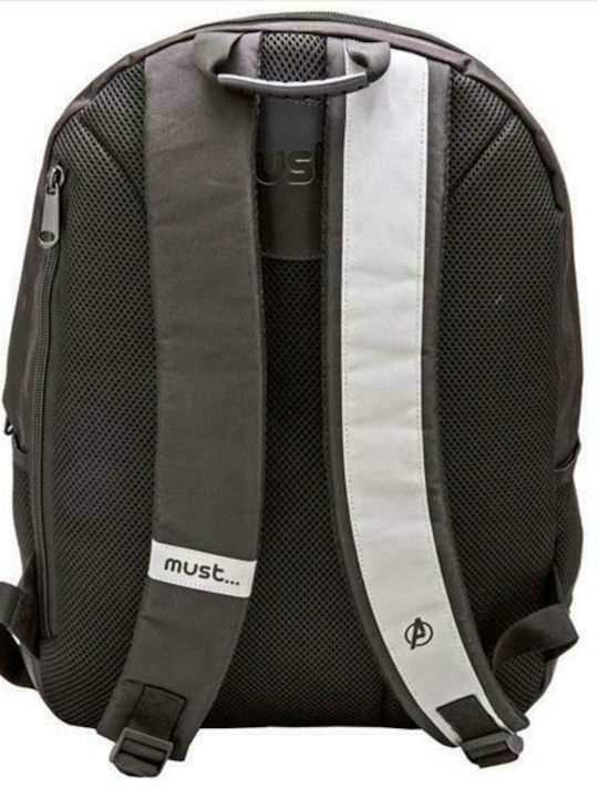 Must Team School Bag Backpack Elementary, Elementary Multicolour with Water Bottle Holder 25Liters
