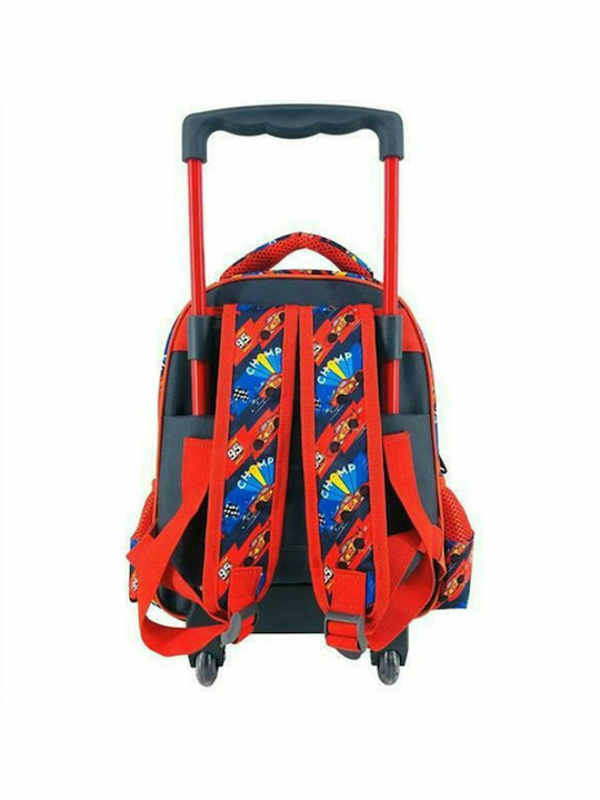 Must Cars Champ School Bag Trolley Kindergarten Multicolored