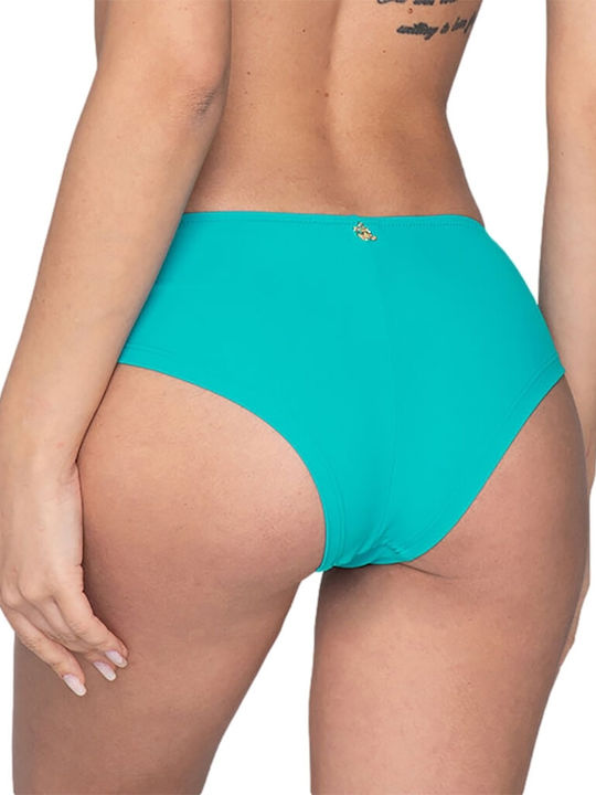 Luna Bikini Slip Turquoise