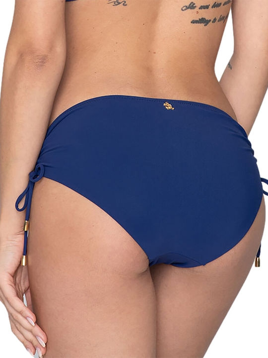 Bikini Slip High Waist Navy Blue