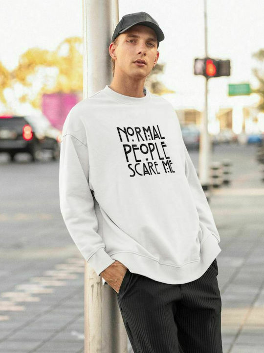 Normal People Sweatshirt - WHITE