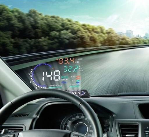 NSRacing A8 Ψηφιακό Head up Display Αυτοκινήτου obd2 5.5"