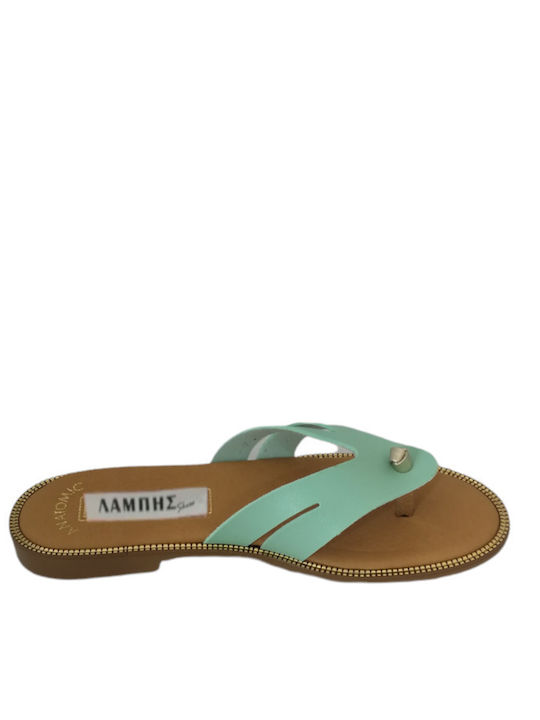 Summer Women's Slippers Elshoes in green color