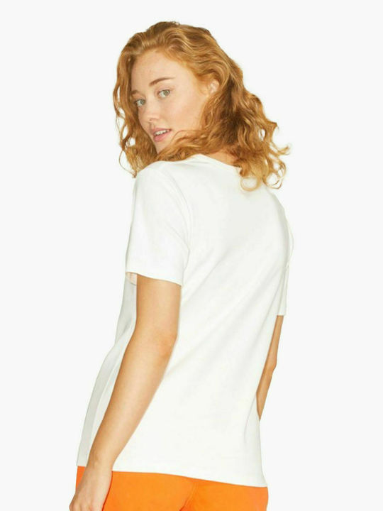 Jack & Jones Damen Sportlich T-shirt Snow White