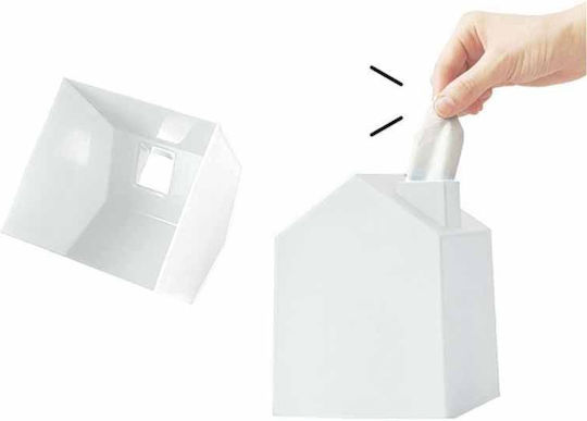 Umbra Държач за кърпички Пластмасова Бяла 13x13x17см 023340-660
