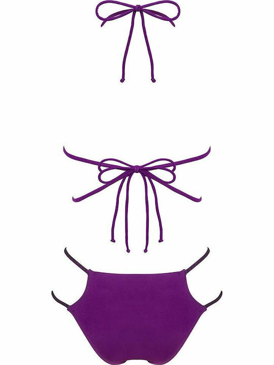 Balitta Set Bikini Τριγωνάκι Μωβ