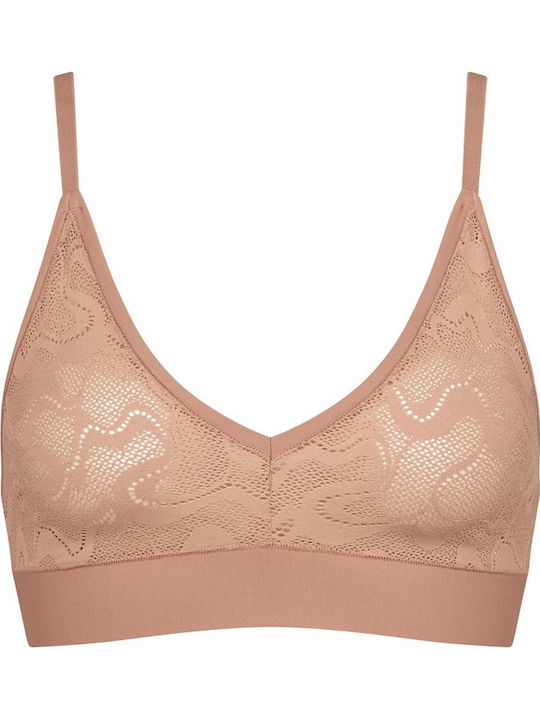 Sloggi Go Allround Lace Bralette Σουτιέν Μπεζ