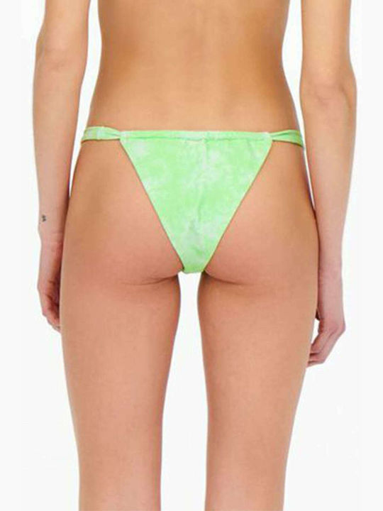 Only Amanda Bikini Brasilien mit Schnürchen Grün