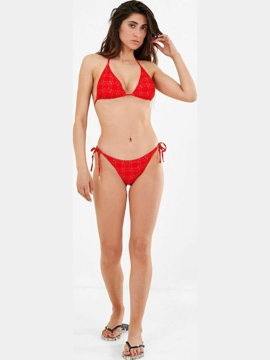 Bikinihosen Slip mit Schnürung Rote