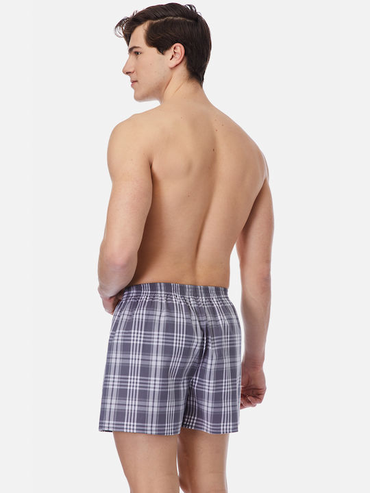 Men's Boxers Green / Grey Checkered 2Pack