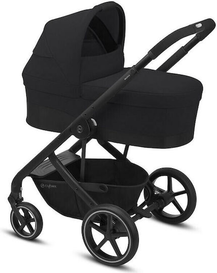 Cybex Balios S Lux Reglabil 3 în 1 Cărucior pentru copii Potrivit pentru Nou-născut negru închis 11.7kg