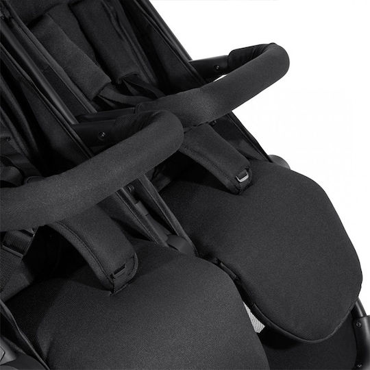 Hauck Swift X Duo Adjustable Double Stroller Suitable for Newborn Black 12.3kg