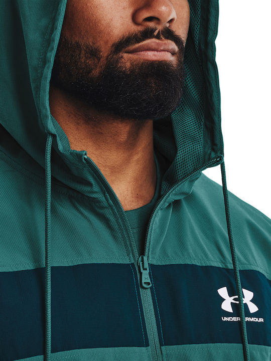 Sportstyle Athletic Jacket Windproof Green