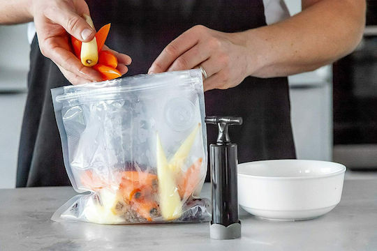Kitchen Craft Λείες Σακούλες για Συσκευές Vacuum 240x240mm 5τμχ