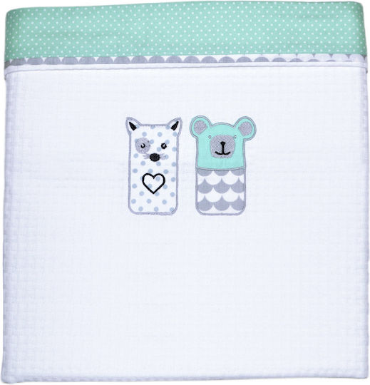 Baby Star Baby Blanket Cot Sugar Family 100x150cm