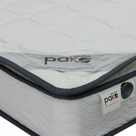 Pakketo Perfecto Υπέρδιπλο Ορθοπεδικό Στρώμα 160x200x18cm με Ελατήρια & Ανώστρωμα