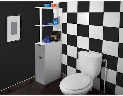 General Trade 50070106-1 Floor Bathroom Column Cabinet L15.2xD29.8xH118cm Gray
