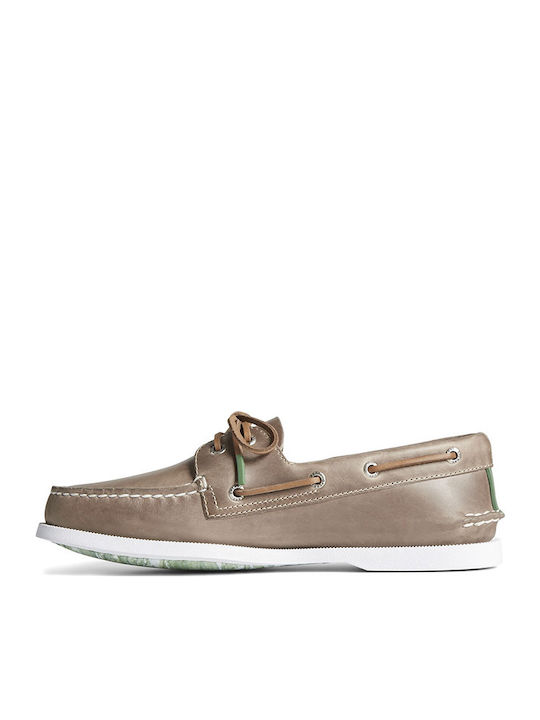 Δερμάτινα Ανδρικά Boat Shoes Taupe