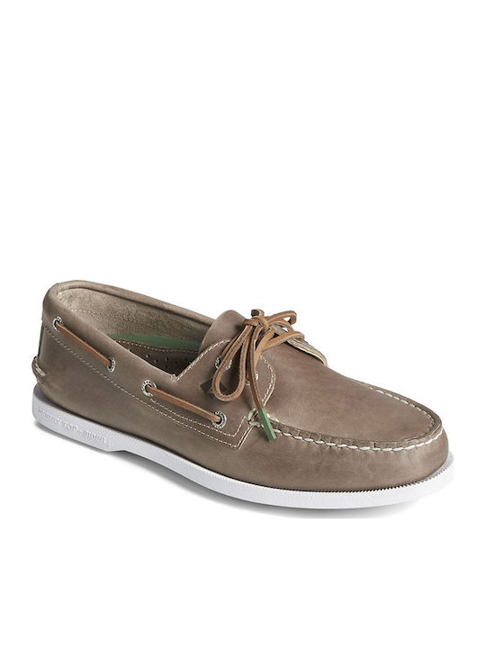 Δερμάτινα Ανδρικά Boat Shoes Taupe