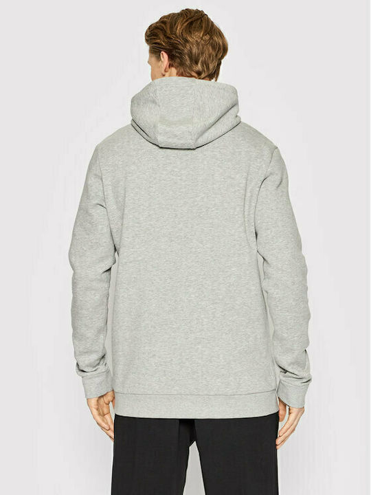 4F Herren Sweatshirt mit Kapuze und Taschen Gray