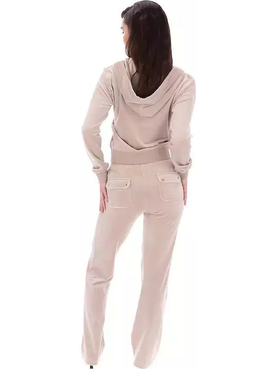 Juicy Couture Sweatpants Velvet Beige