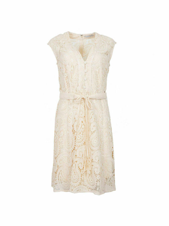 Guess Mykonos Summer Mini Dress Ivory