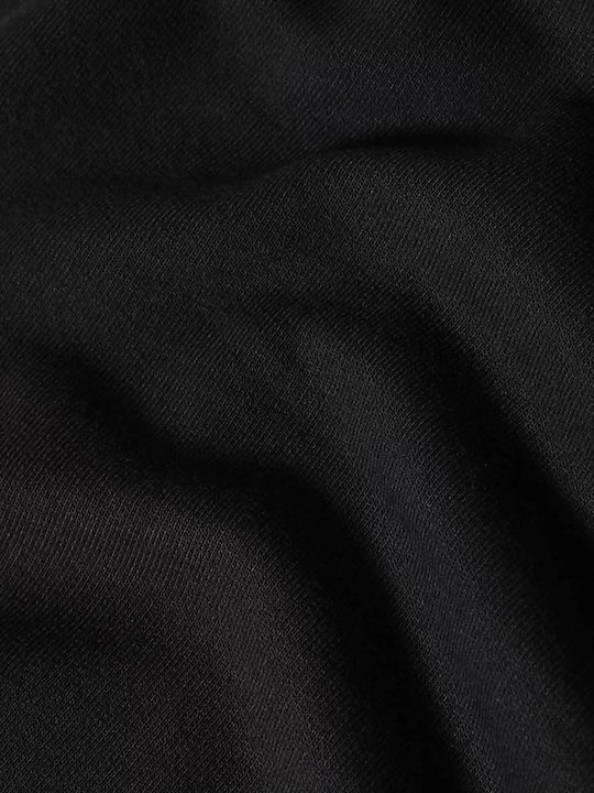 Zumu Mini Athletic Dress Long Sleeve Hooded Black