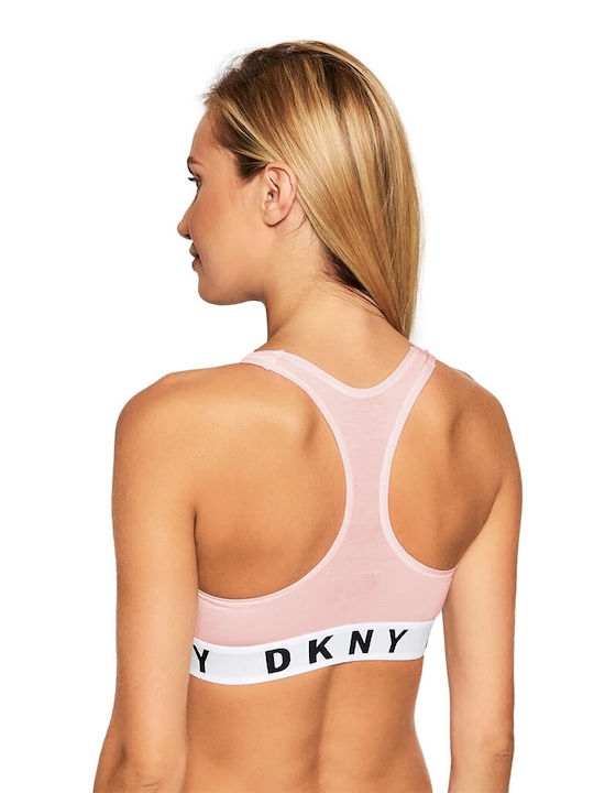 DKNY Boyfriend Racerback Women's Bra without Padding Pink
