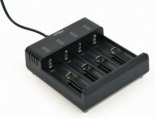 Energenie BC-USB-02 USB Ladegerät 4 Batterien Li-Ion/Ni-Cd/Ni-MH Größe AA/AAA/18650/16340/14500