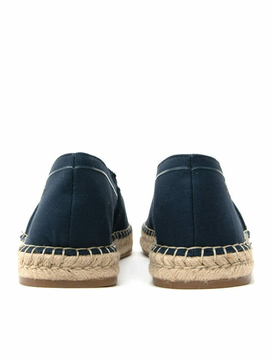 Stoff Herren Espadrilles in Blau Farbe