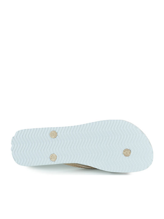 Women's Flip Flops Gold