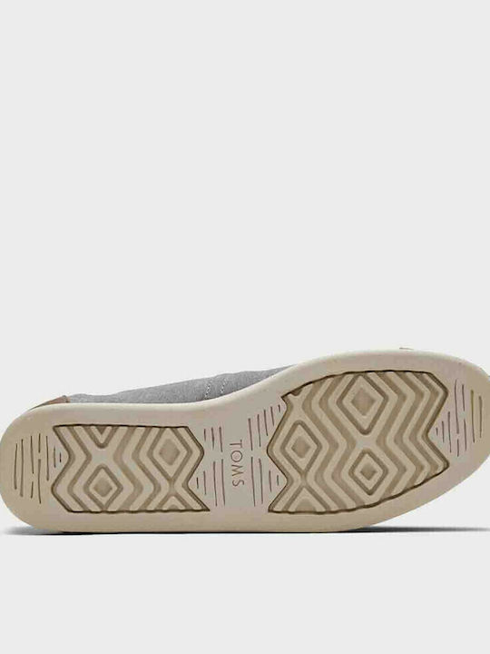 Chambray Fabric Men's Espadrilles in Gray Color