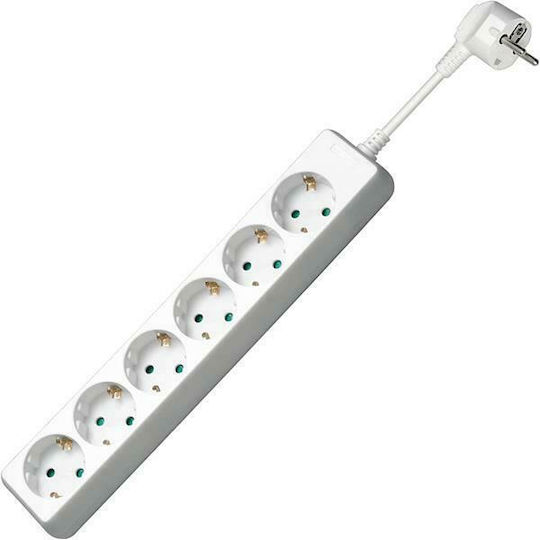 Goobay Steckdosenleiste 6 Positionen mit Kabel 3m