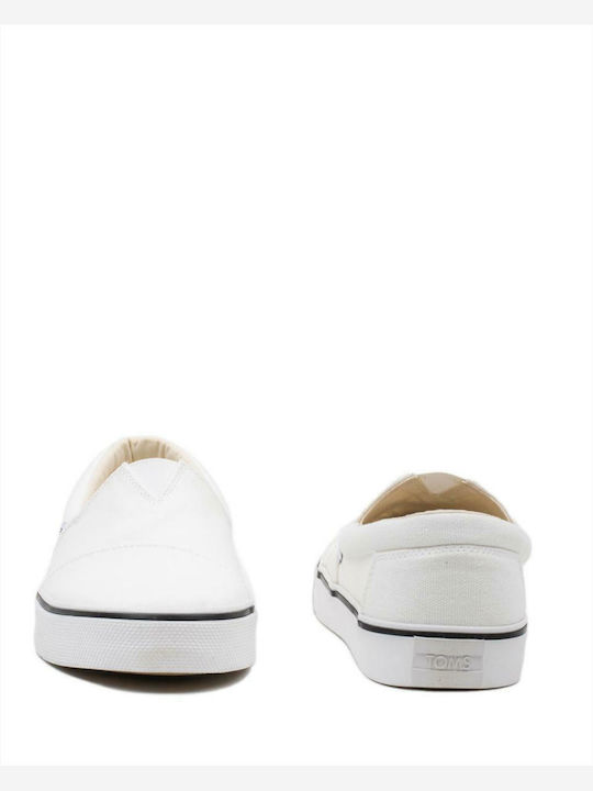 Fenix Πάνινα Ανδρικά Slip-On Λευκά