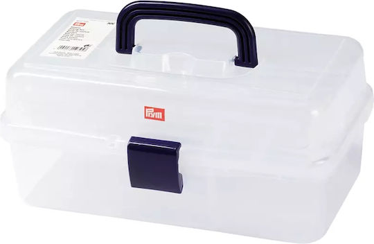 Prym Transparent Plastic Sewing Box 33x20cm