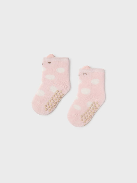 Mayoral Non-slip Kids' Long Socks Pink