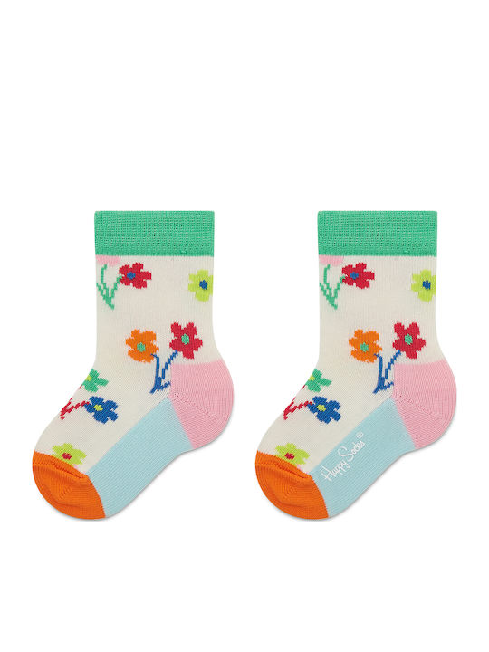 Happy Socks Șosete pentru Copii Înălțime până la genunchi Kids Multicolore 2 Perechi