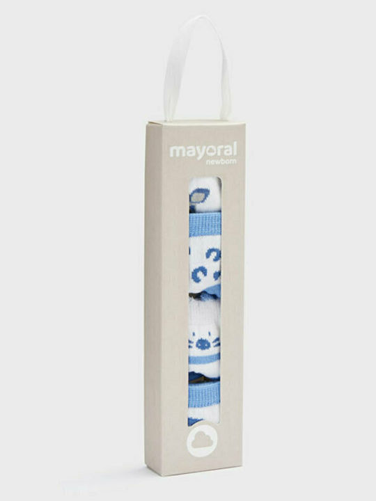 Mayoral Kids' Socks Knee-High Ecofriends Light Blue 4 Pairs