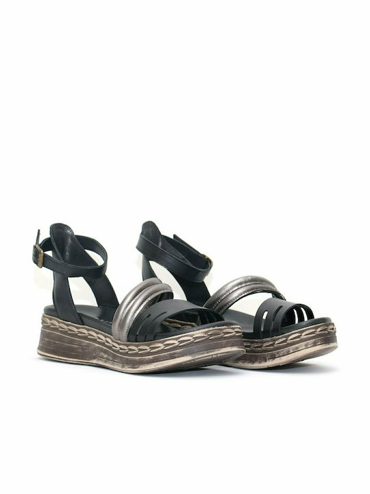 Women's Sandals Chacal 5931 Black Leather Anatomic