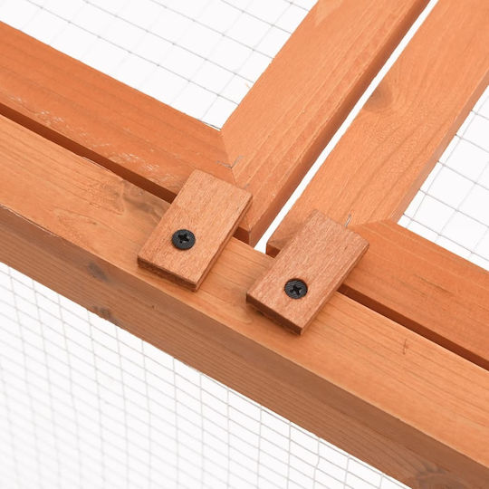 vidaXL 171452 Wooden Cage for Rabbits 150x100x50cm