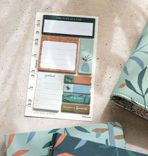 Filofax Αυτοκόλλητα Χαρτάκια Σημειώσεων Organiser Botanical