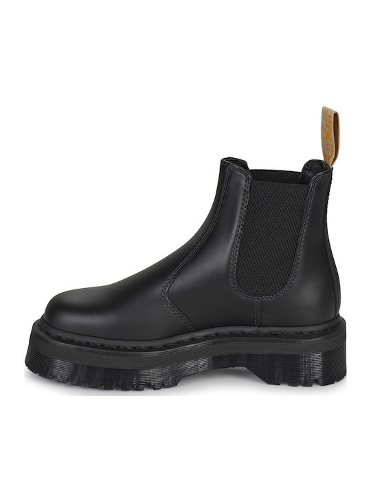 2976 Quad Leather Black Chelsea Boots