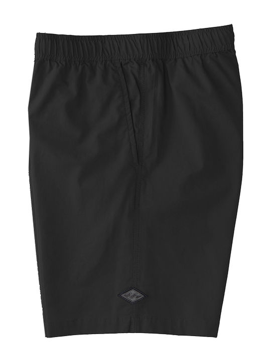 Layback Twill Sportliche Herrenshorts Schwarz