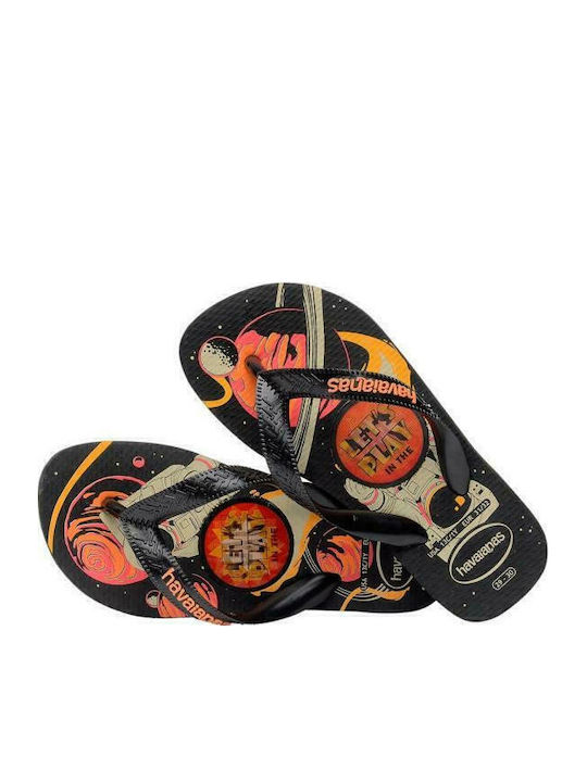 Șlapi pentru copii Flip Flops Negre